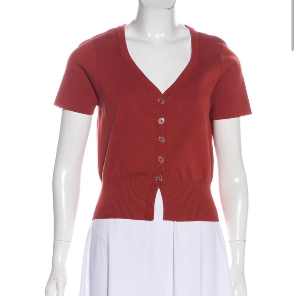 Simon Miller cropped short sleeve cardigan